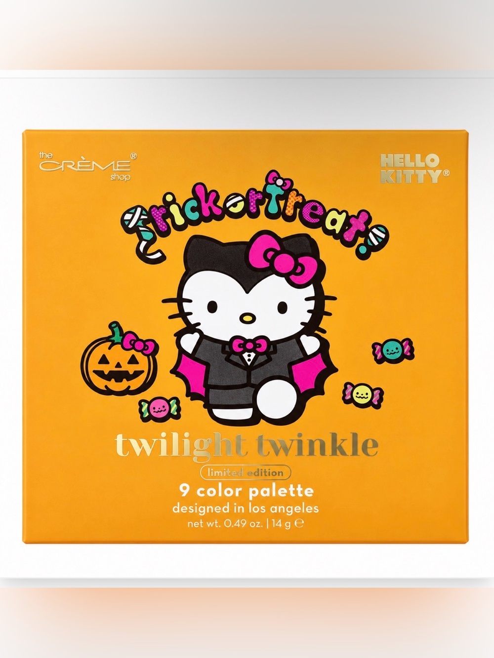 The Crème Shop × Hello Kitty Trick or Treat Twilight Twinkle Eyeshadow Palette